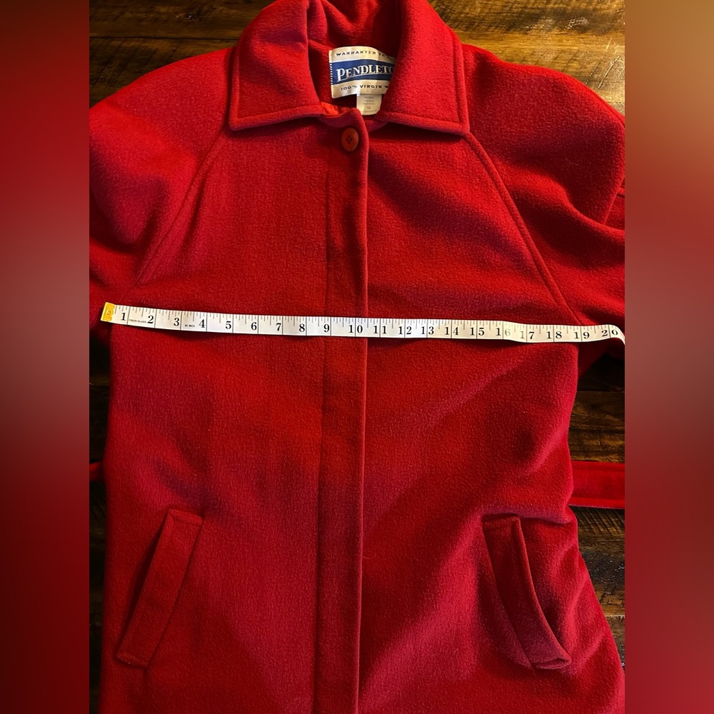 Pendleton Ruby Virgin Wool Belted Coat Long Class… - image 5